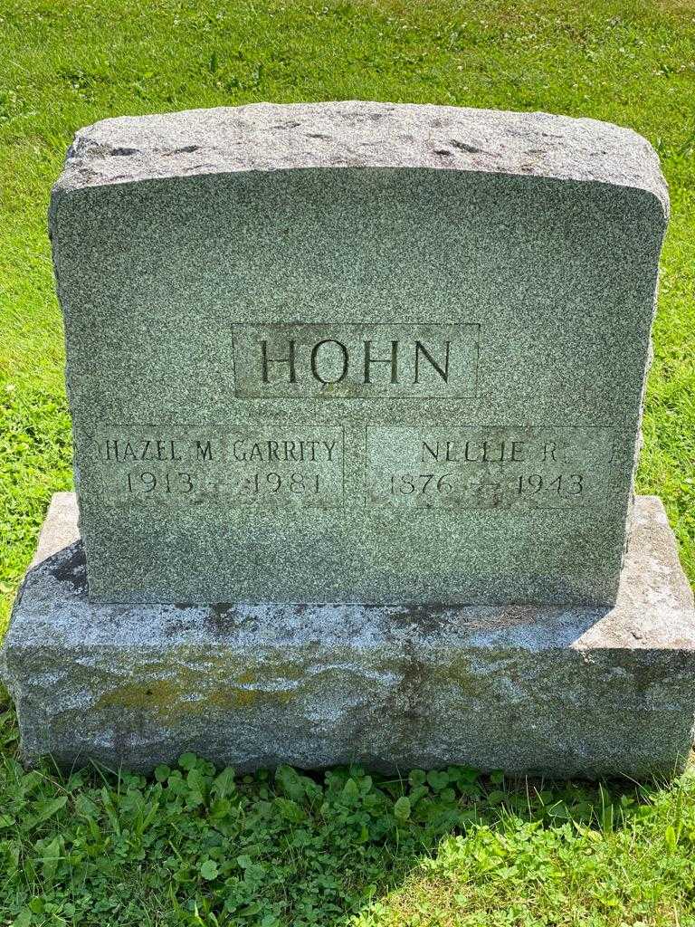 Nellie R. Hohn's grave. Photo 3