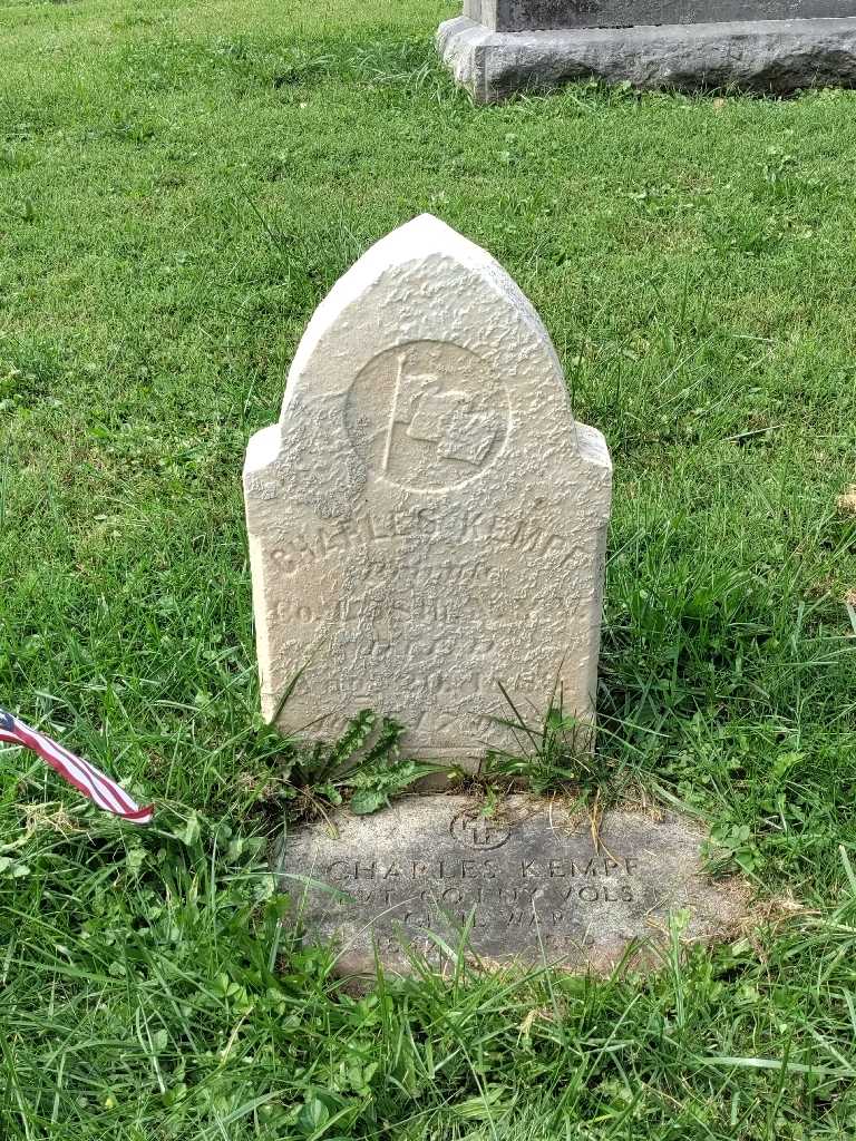 Charles Kempf's grave. Photo 2