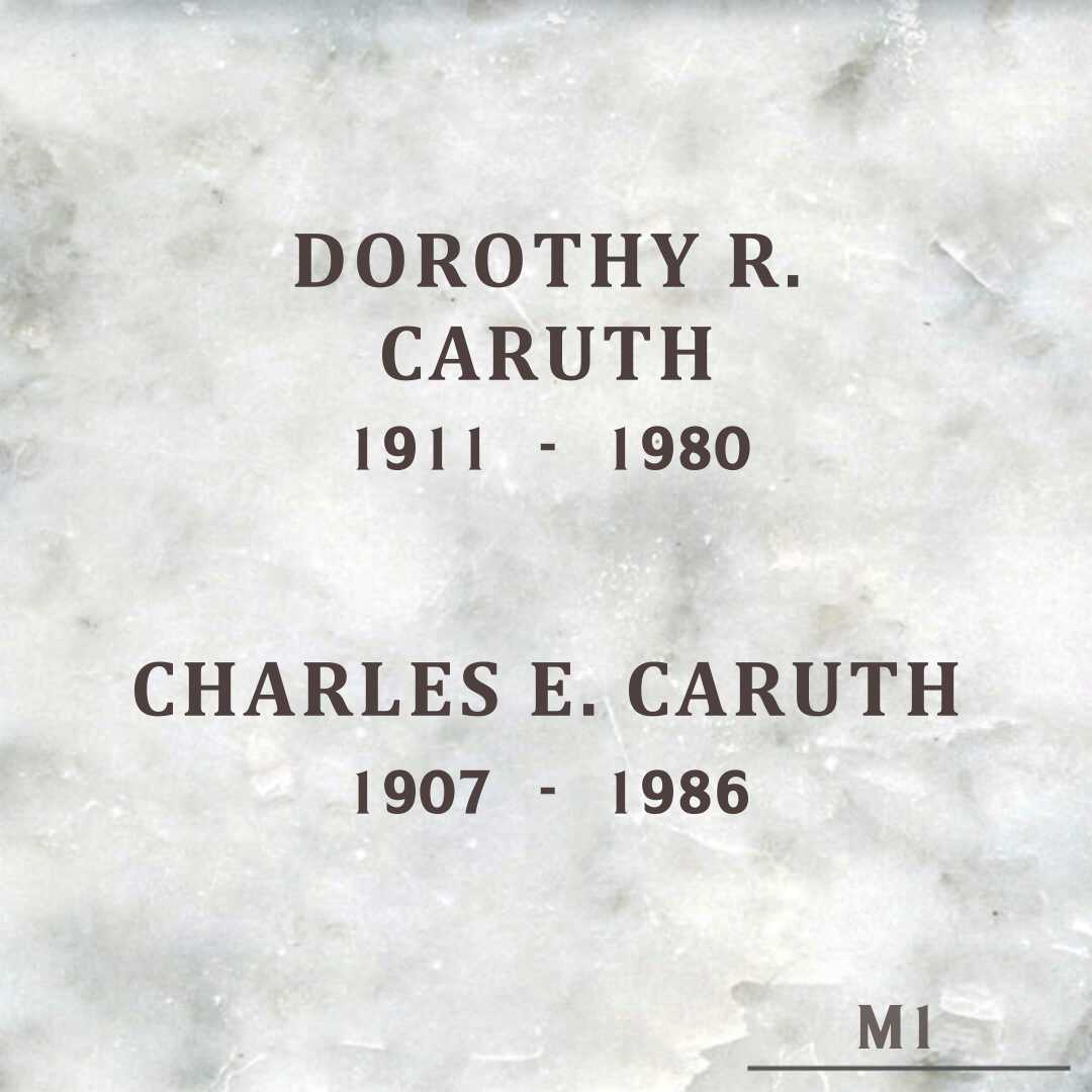 Charles E. Caruth's grave