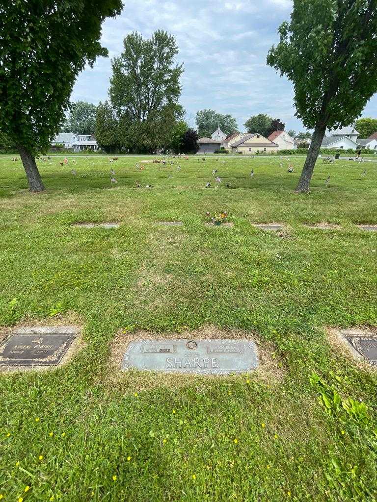 Anna L. Sharpe's grave. Photo 1