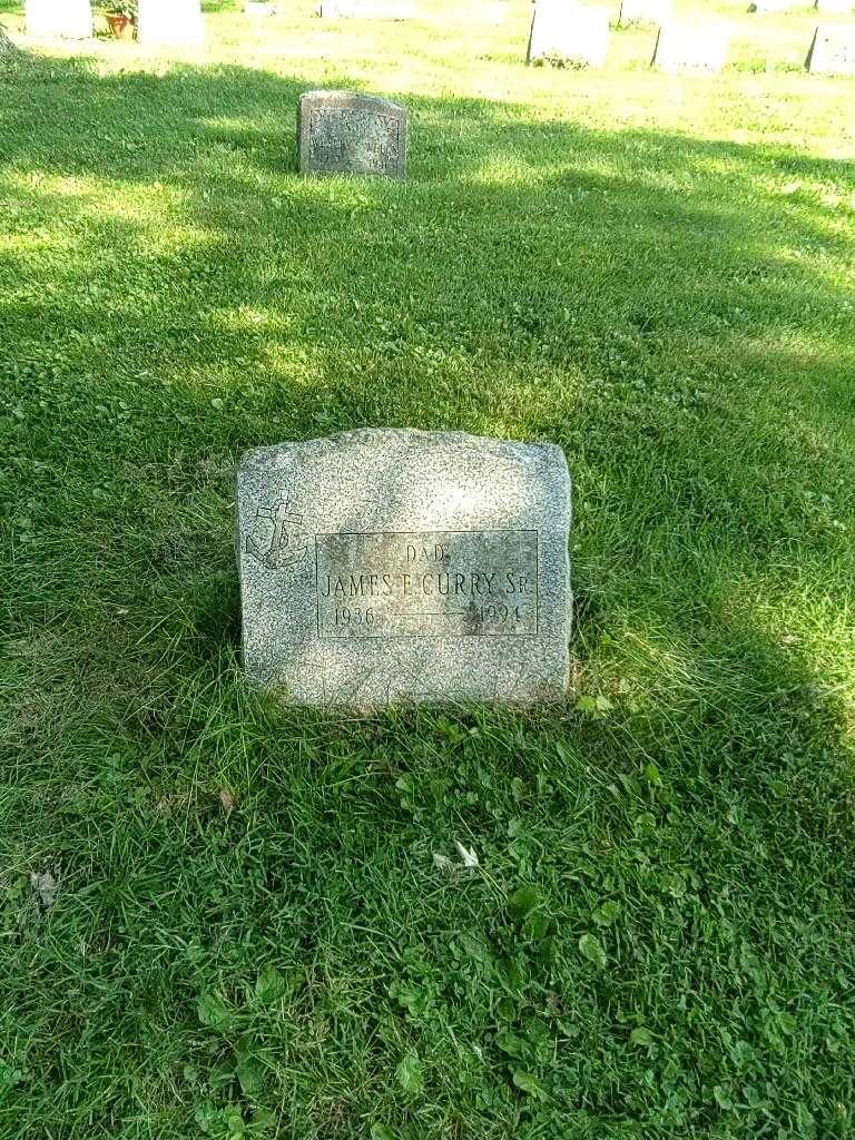 James E. Curry Junior's grave. Photo 2