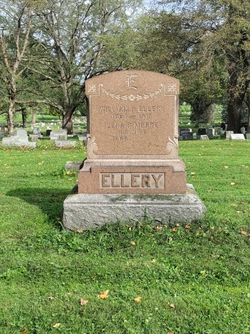 Lena B. Moore Ellery's grave. Photo 2