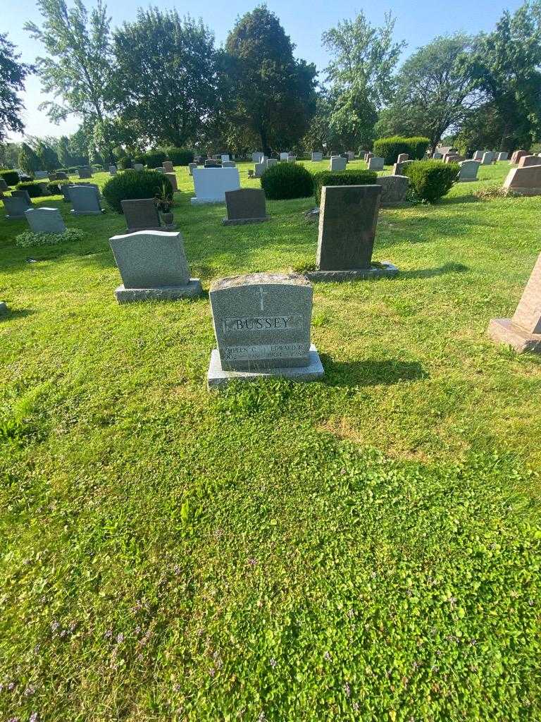 Edward R. Bussey's grave. Photo 1