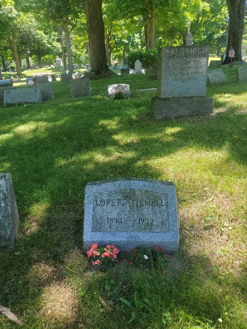 Loretta J. Temple's grave. Photo 1