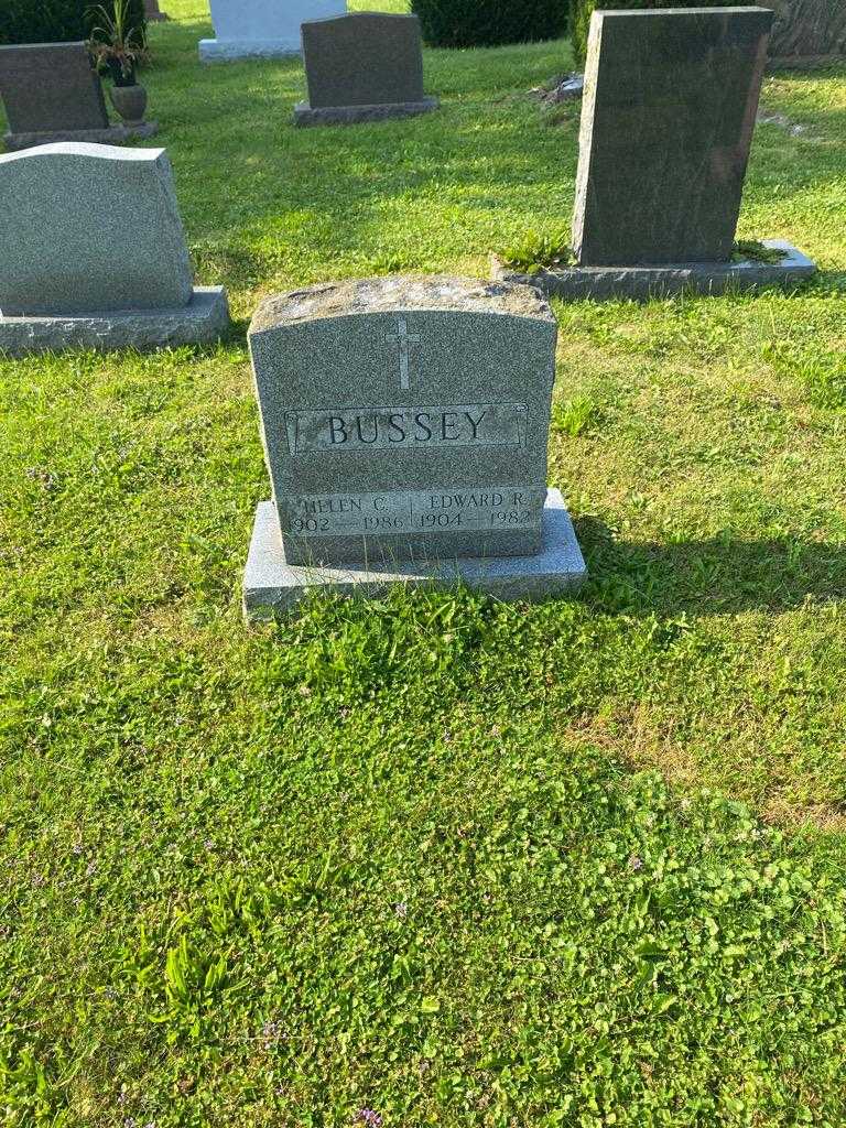 Edward R. Bussey's grave. Photo 2