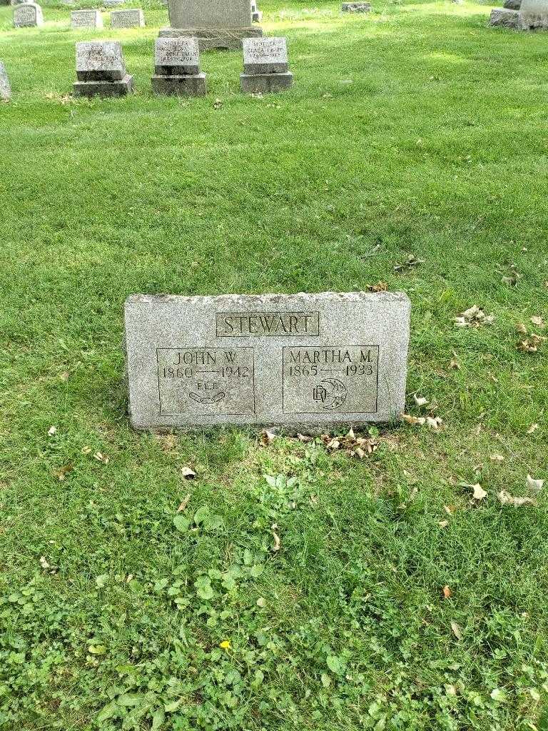 John W. Stewart's grave. Photo 2