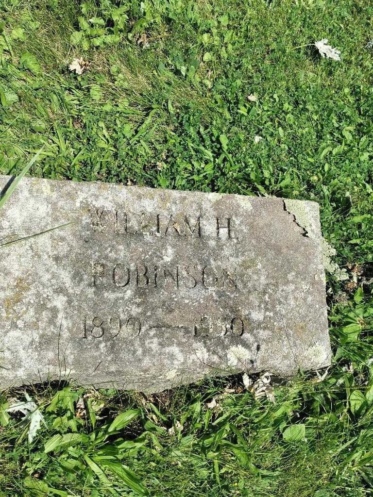 William H. Robinson's grave. Photo 3
