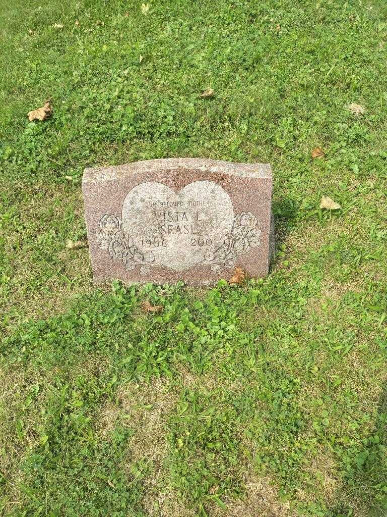 Vista L. Sease's grave. Photo 1