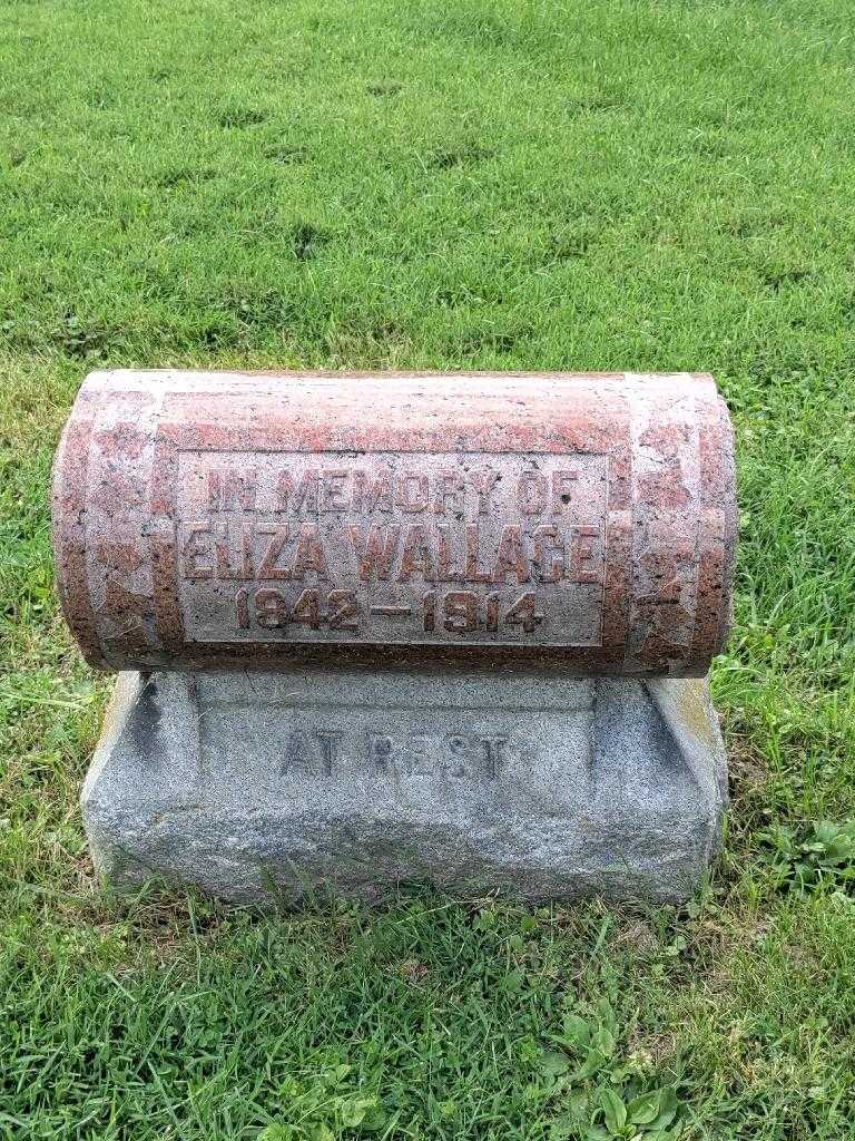 Eliza Wallace's grave. Photo 3