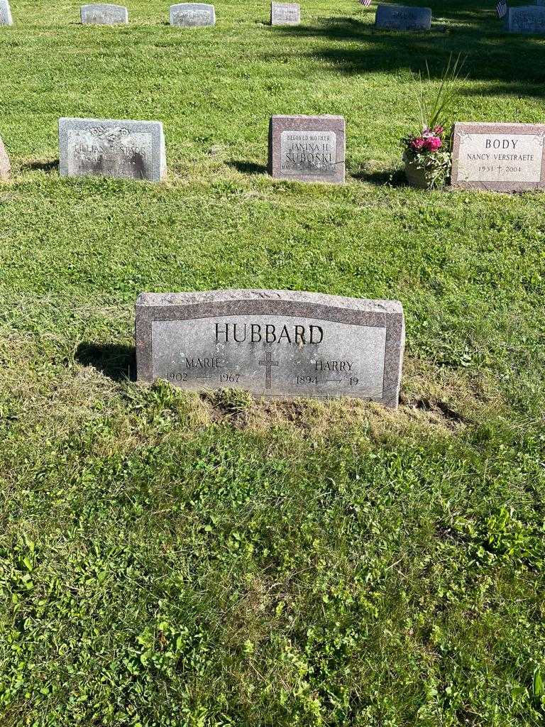 Harry A. Hubbard's grave. Photo 2