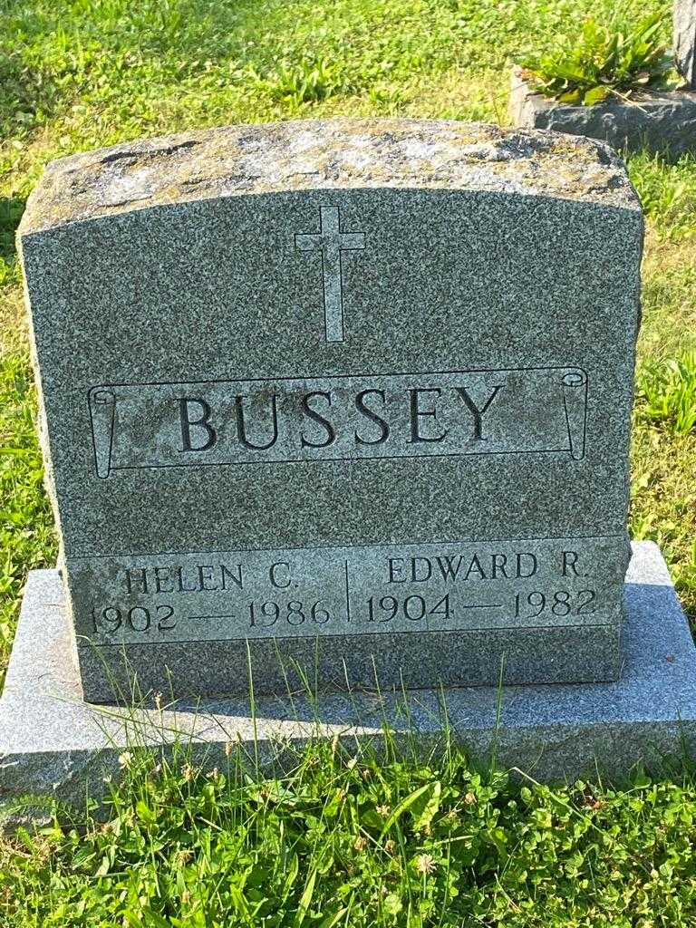 Edward R. Bussey's grave. Photo 3