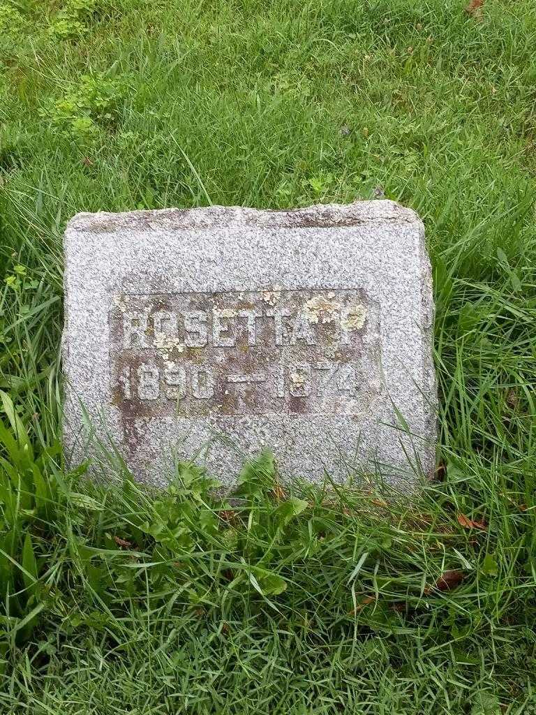 Rosetta F. Venner's grave. Photo 3