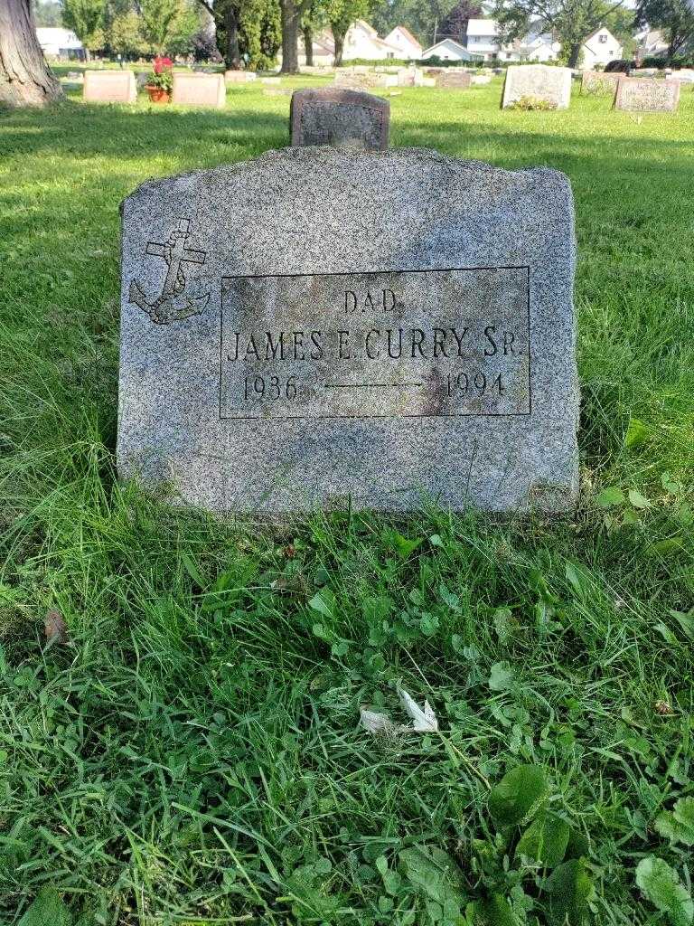 James E. Curry Senior's grave. Photo 3