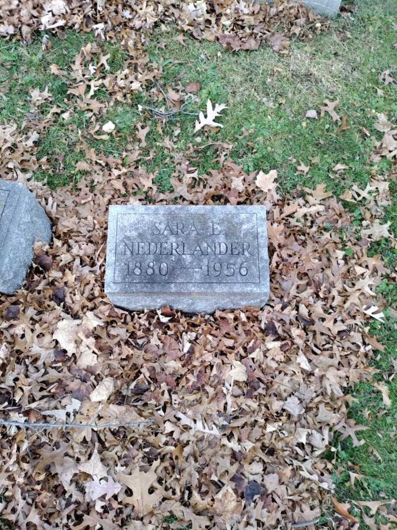 Sara E. Nederlander Sablovage's grave. Photo 2