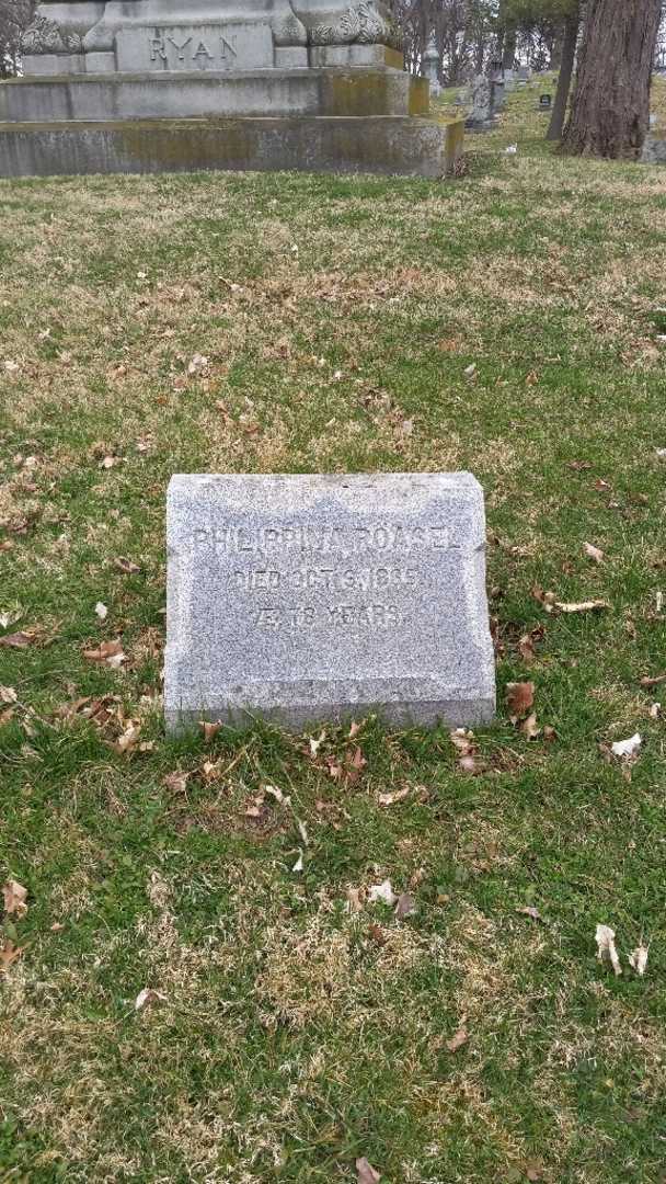 Philippina Roasel's grave. Photo 16