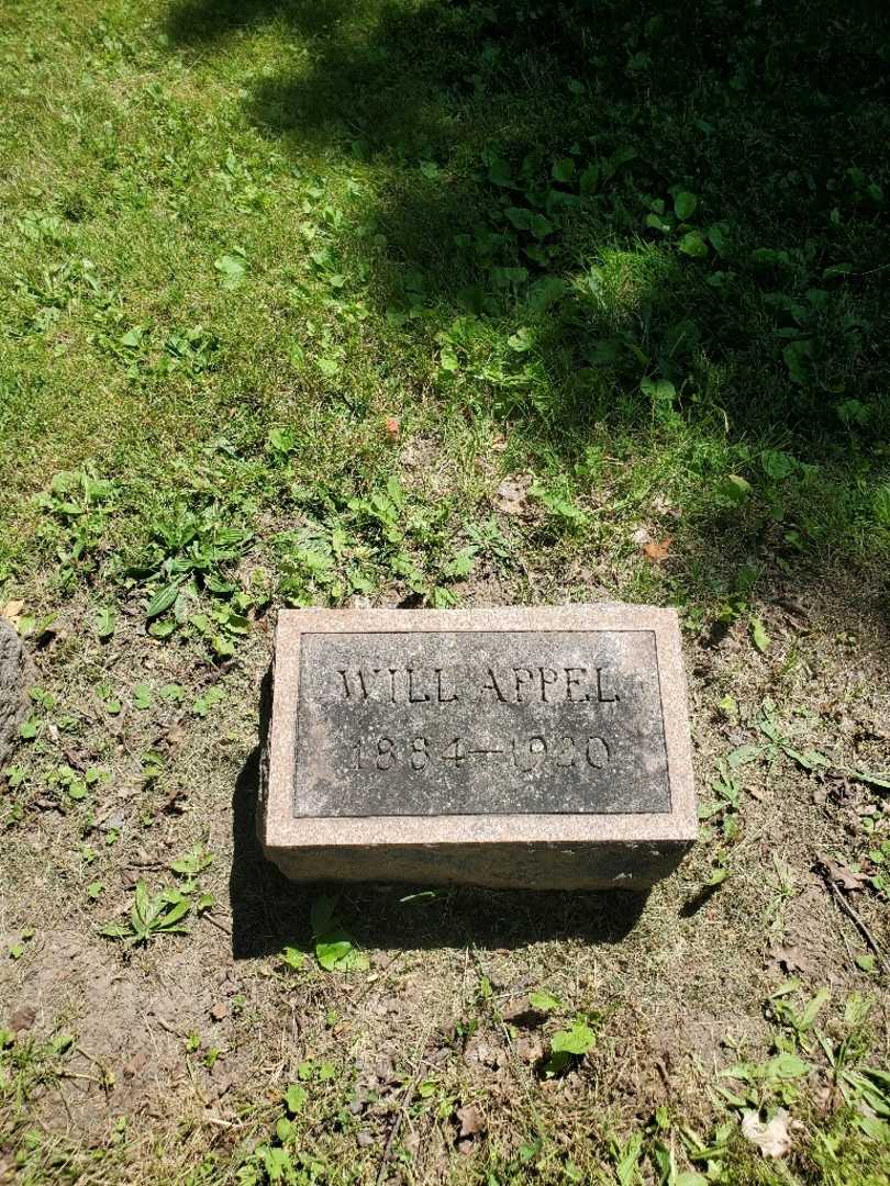 William L. "Will" Appel's grave. Photo 2