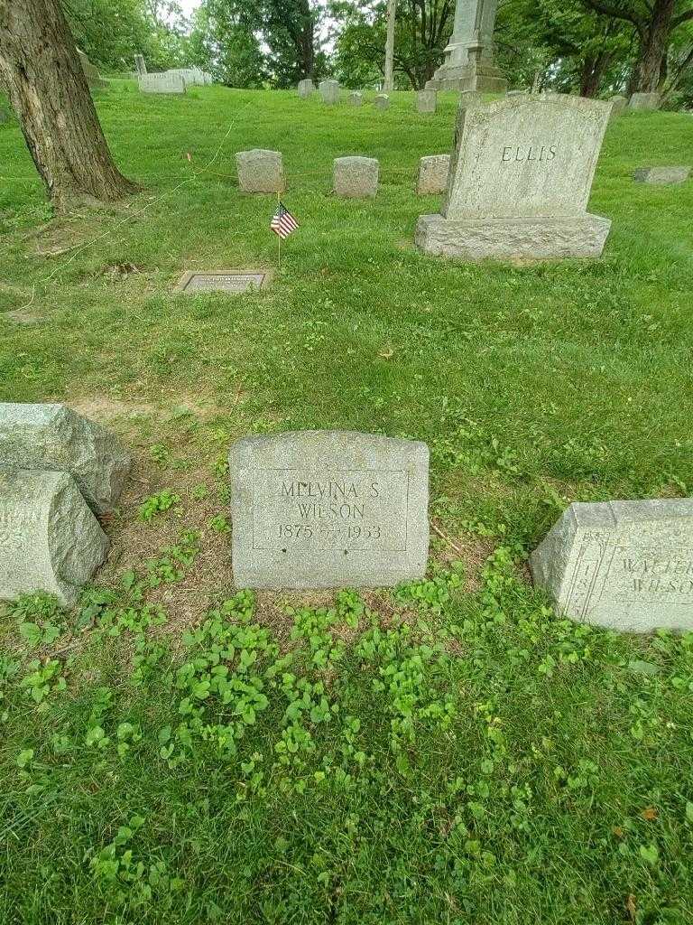 Melvina S. Wilson's grave. Photo 1