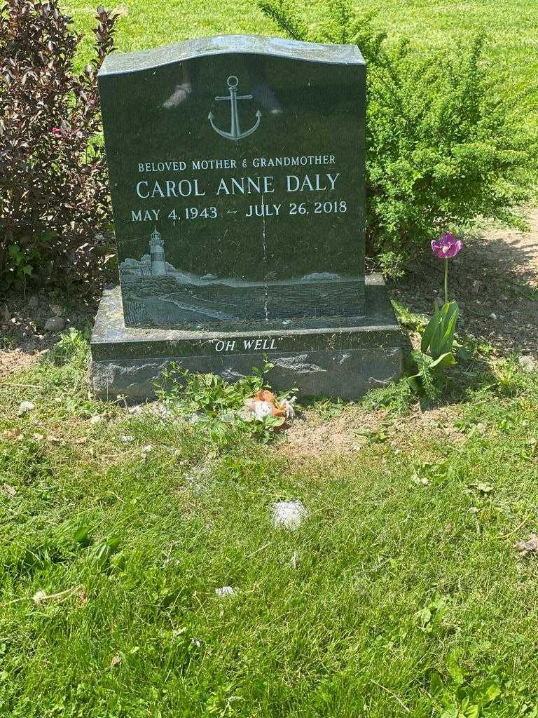 Carol Anne Daly's grave. Photo 1
