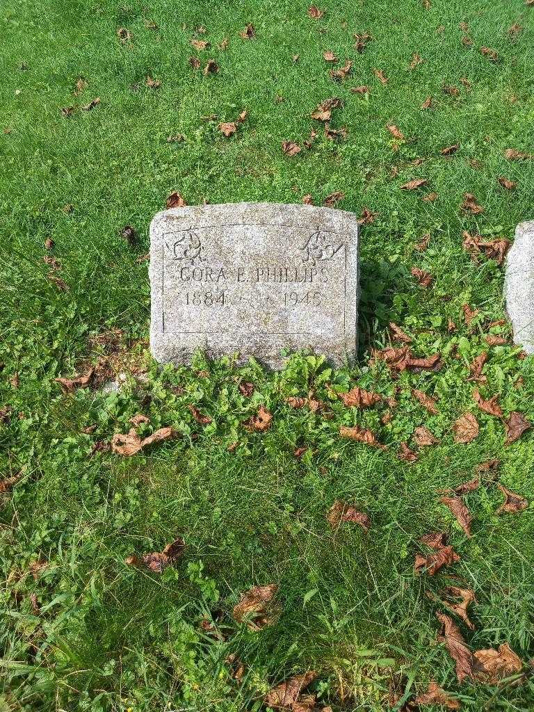 Cora E. Phillips's grave. Photo 2