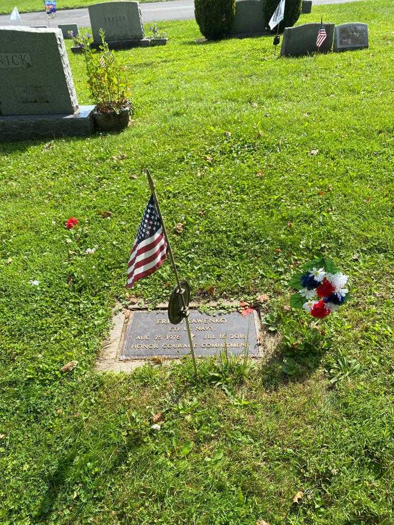 Eric J. Sawenko's grave. Photo 2