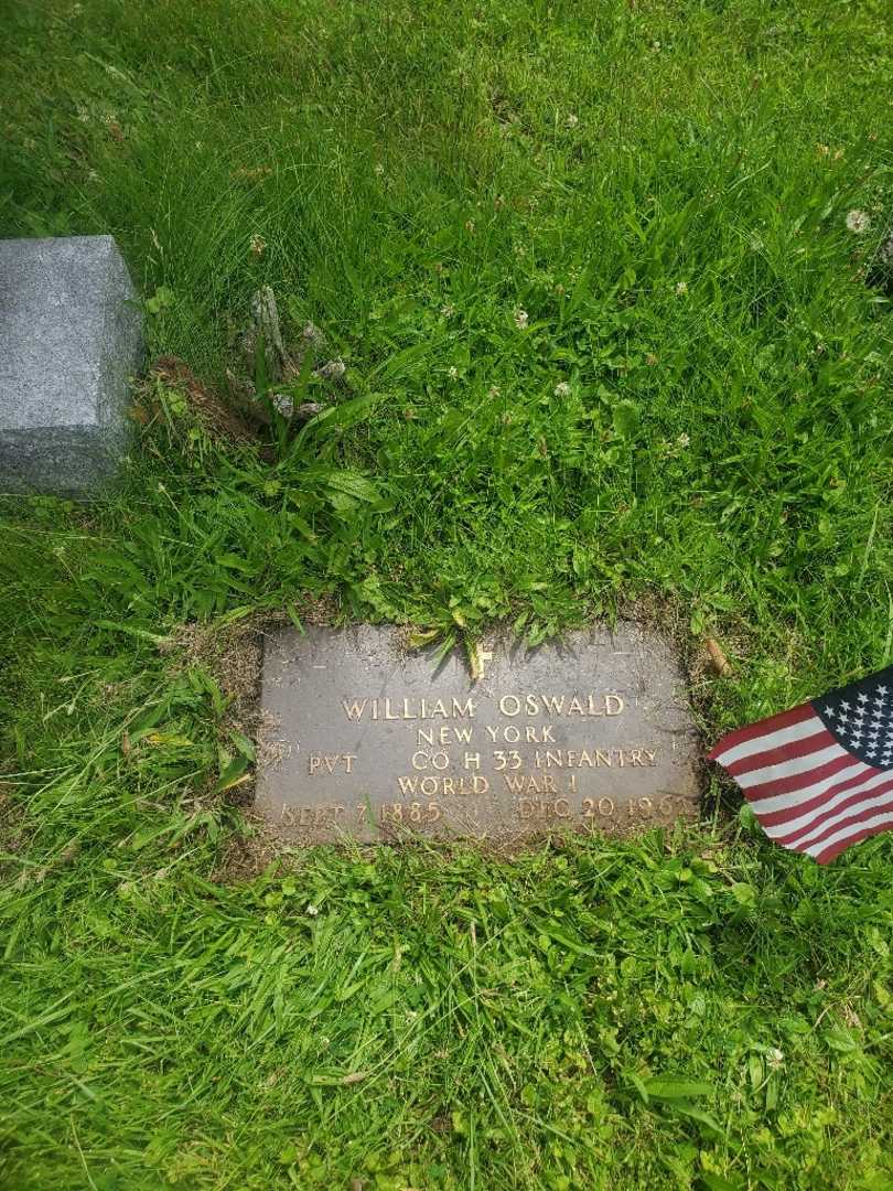 William Oswald's grave. Photo 2