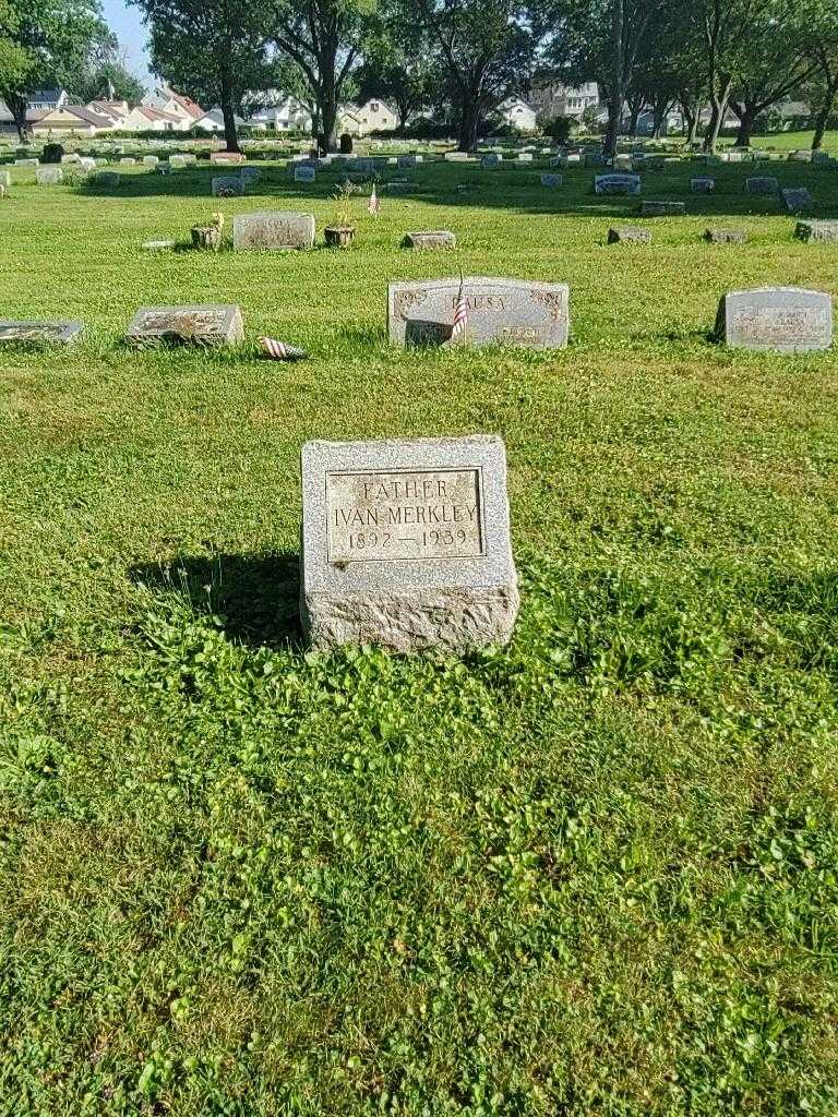 Ivan Merkley's grave. Photo 1