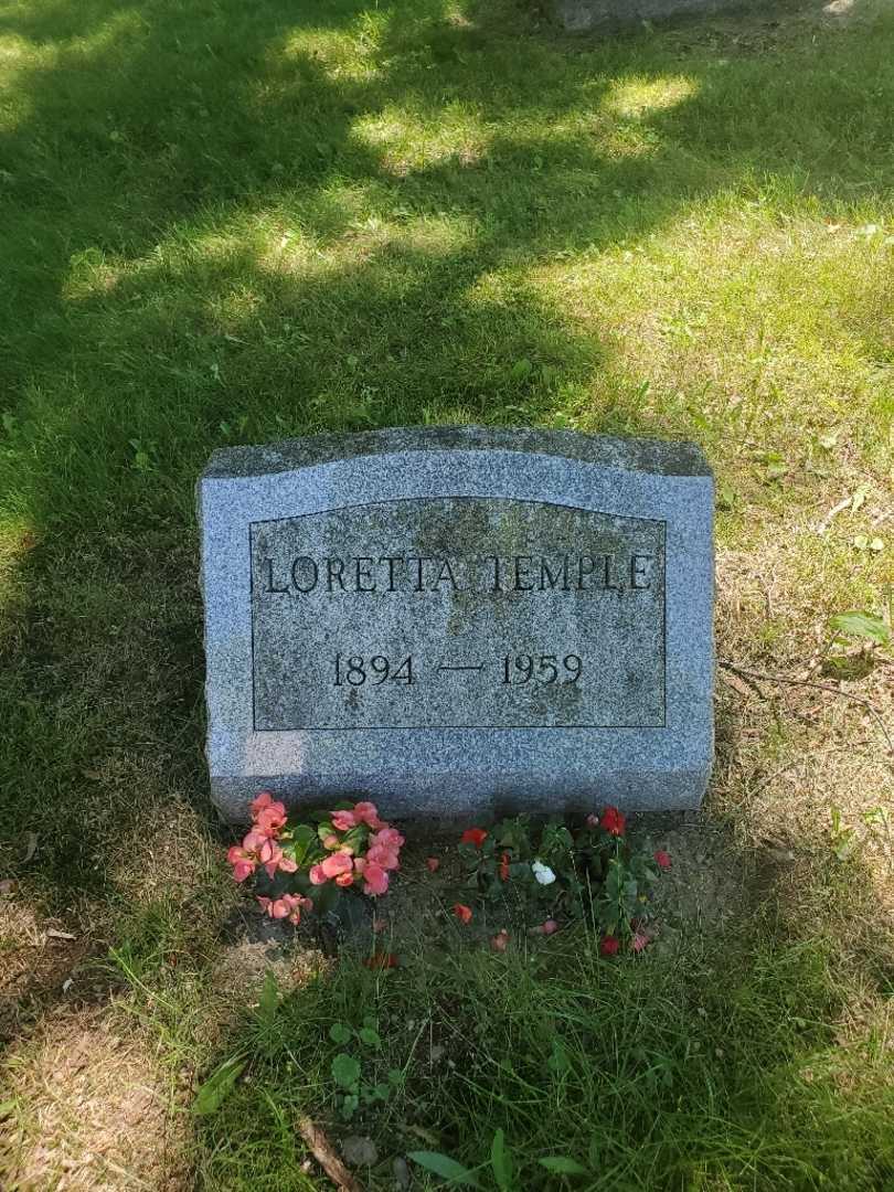 Loretta J. Temple's grave. Photo 2