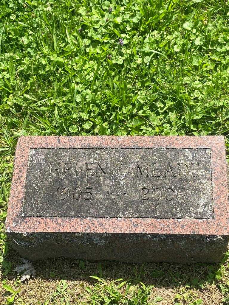 Helen I. Meade's grave. Photo 3