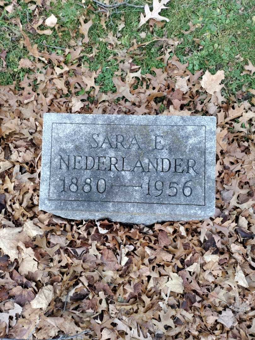 Sara E. Nederlander Sablovage's grave. Photo 3