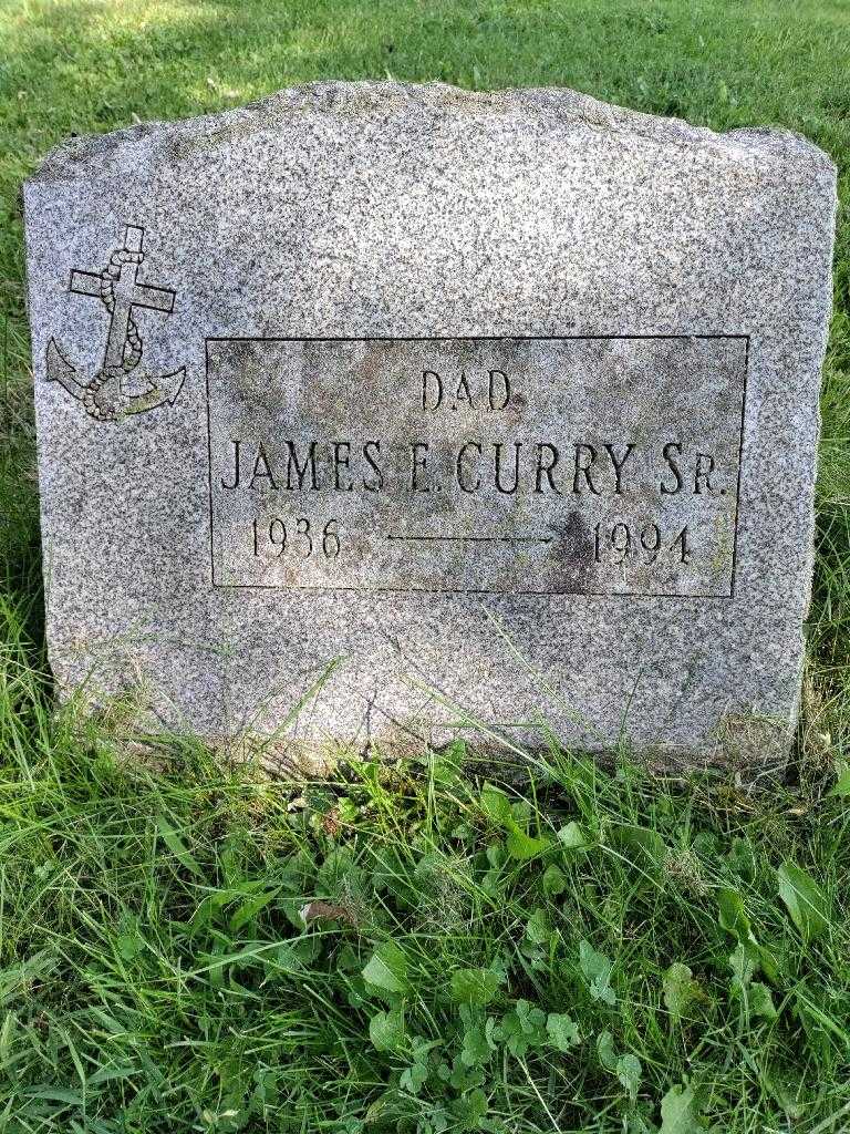 James E. Curry Junior's grave. Photo 1