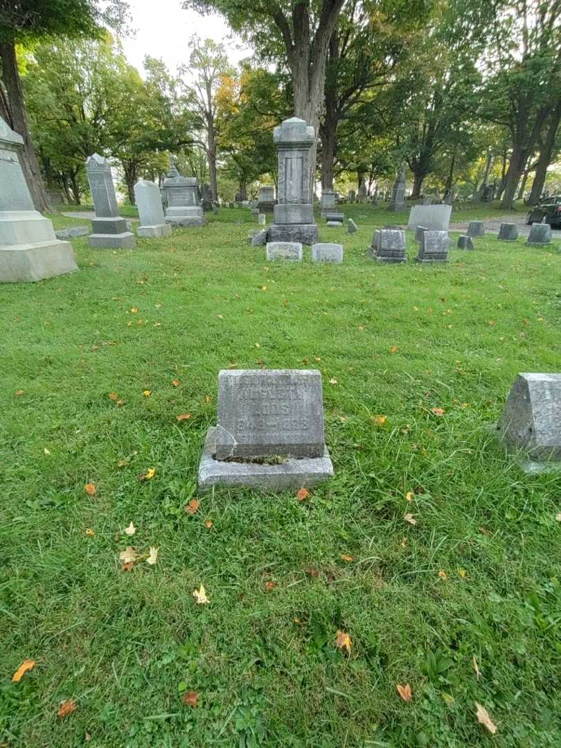 Augusta M. Loos's grave. Photo 1