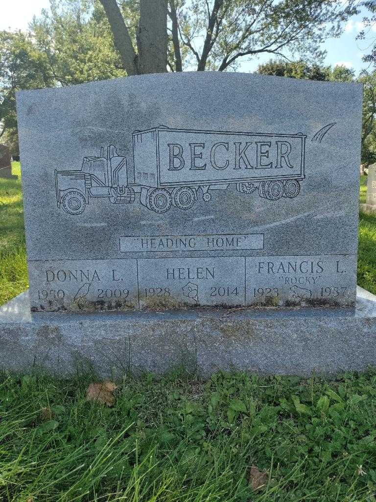 Francis L. "Rocky" Becker's grave. Photo 4