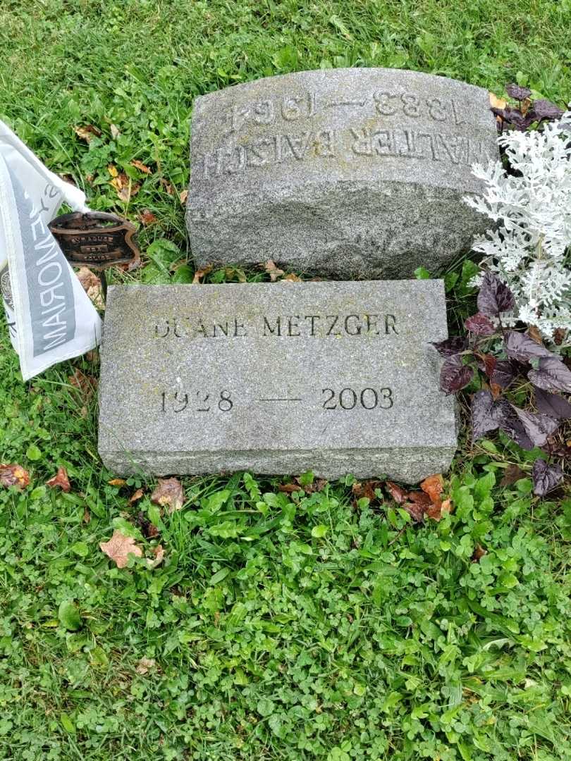 Duane Metzger's grave. Photo 2