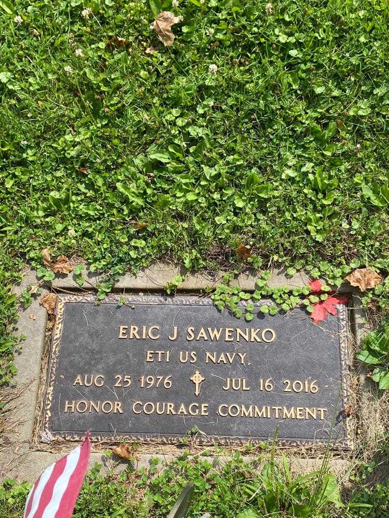 Eric J. Sawenko's grave. Photo 3