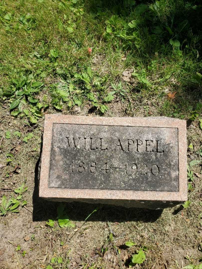 William L. "Will" Appel's grave. Photo 3