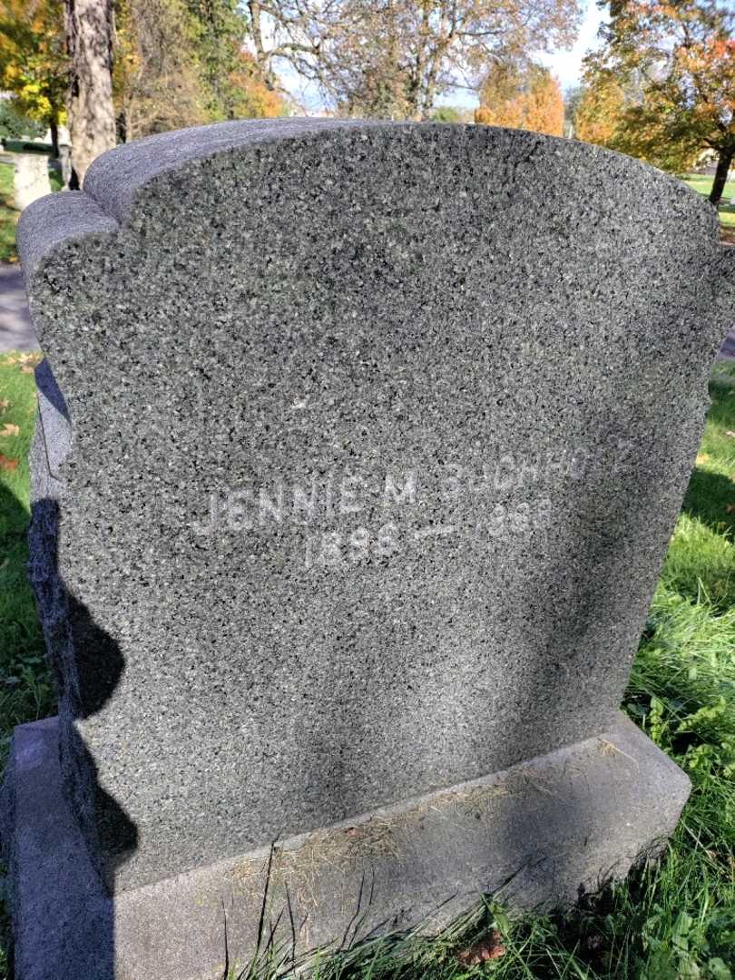 Jennie M. Buchholz's grave. Photo 3
