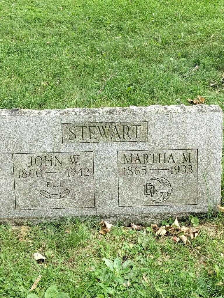 John W. Stewart's grave. Photo 3