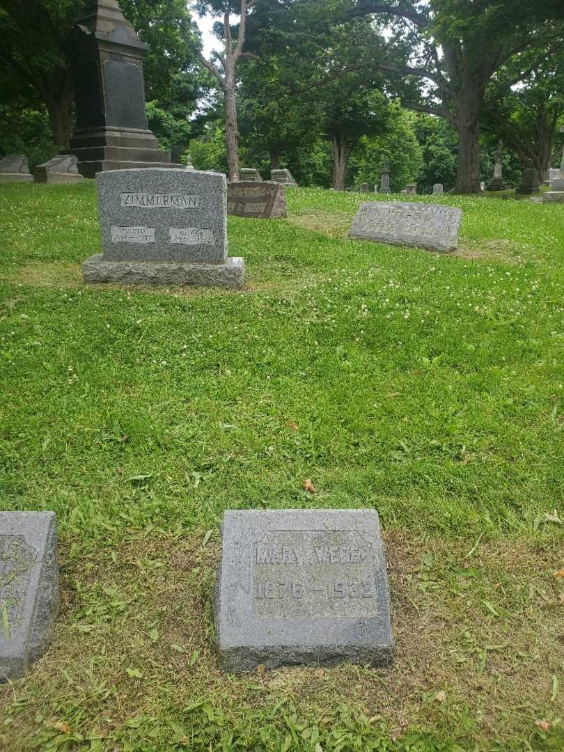 Mary K. Weber's grave. Photo 1