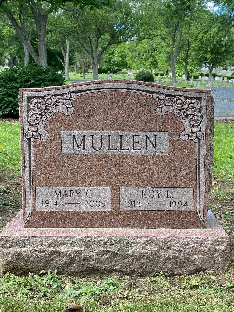 Roy E. Mullen's grave. Photo 3