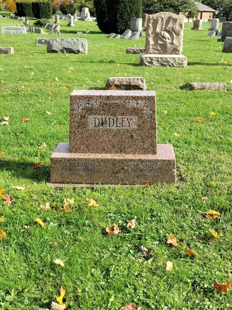 Minnie F. Dudley's grave. Photo 2