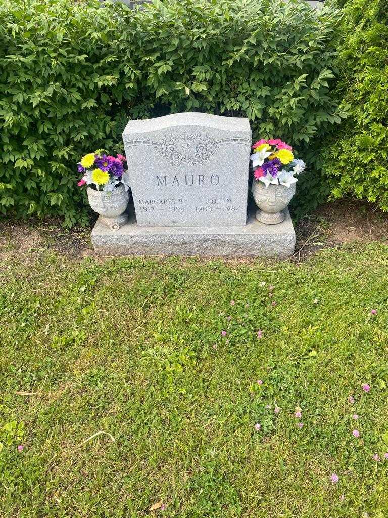 Margaret B. Mauro's grave. Photo 2