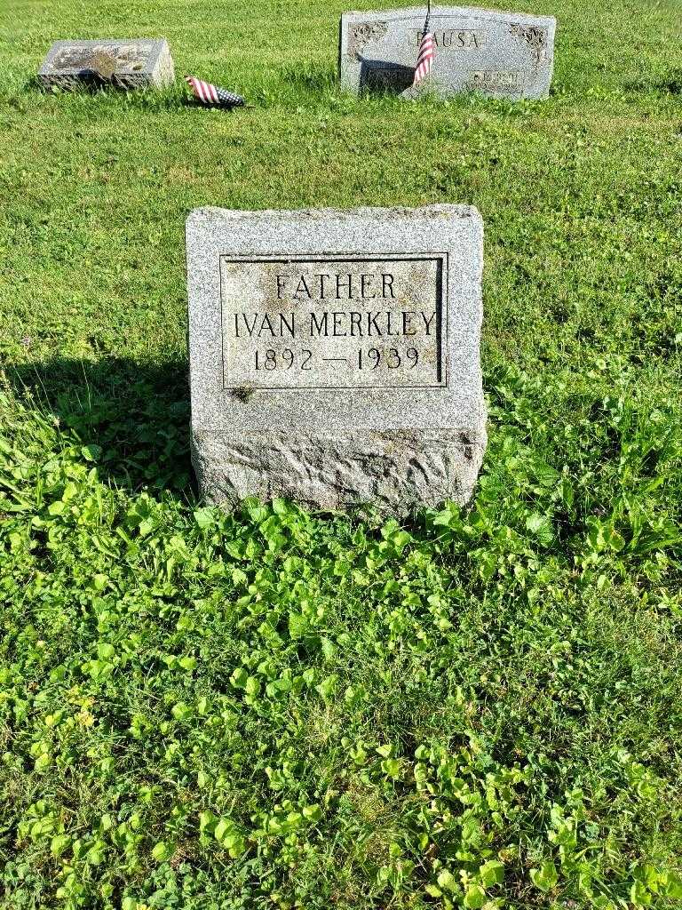 Ivan Merkley's grave. Photo 2