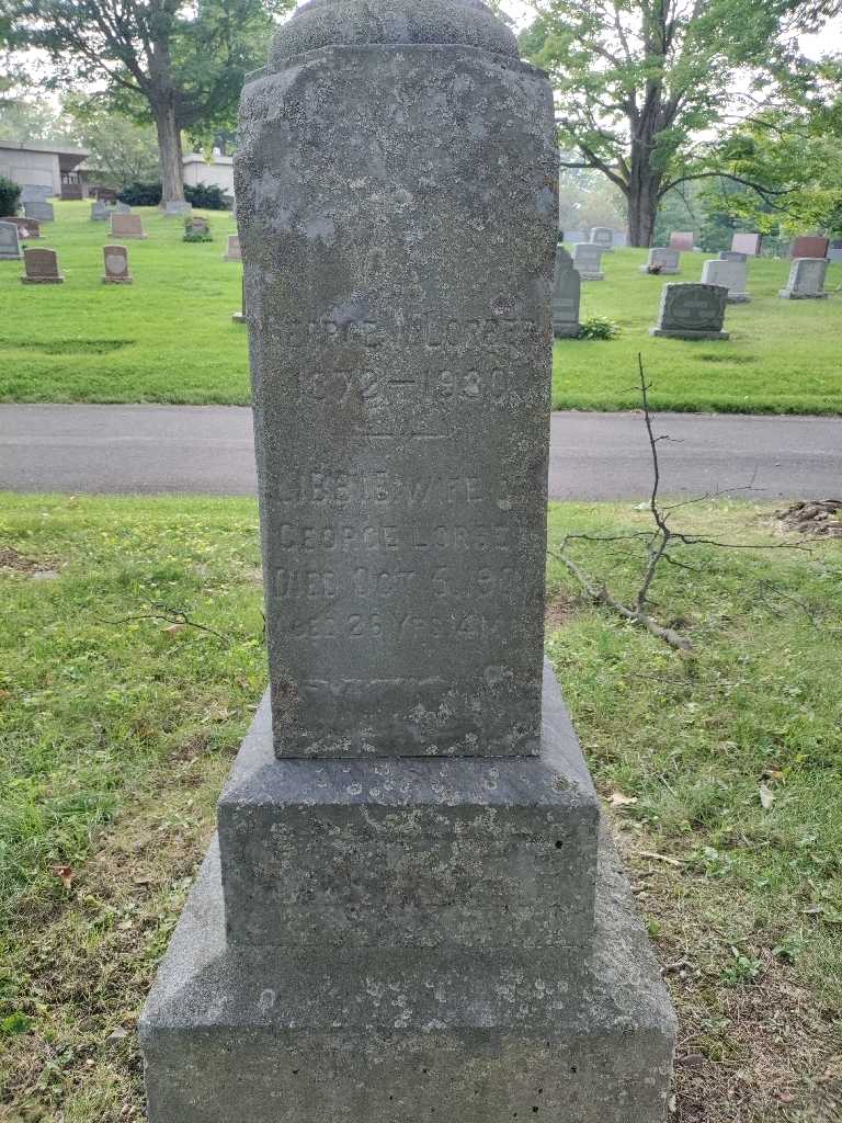 George Lorber's grave. Photo 3