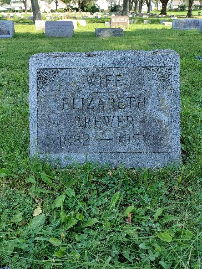 Elizabeth Brewer's grave. Photo 3