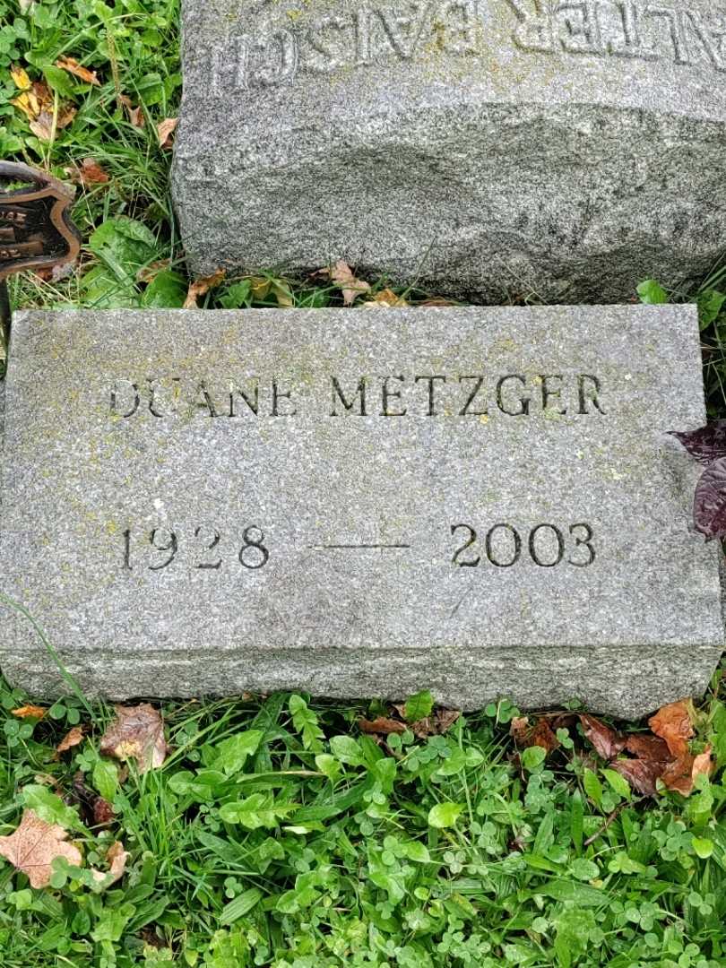 Duane Metzger's grave. Photo 3