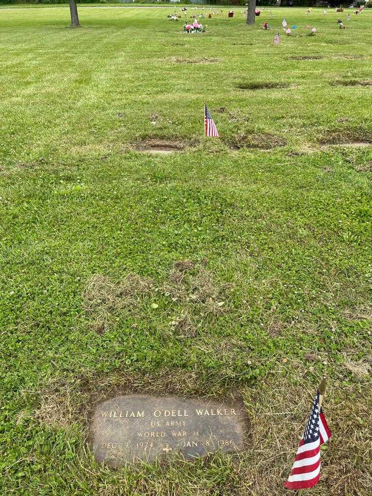William O'Dell Walker's grave. Photo 2