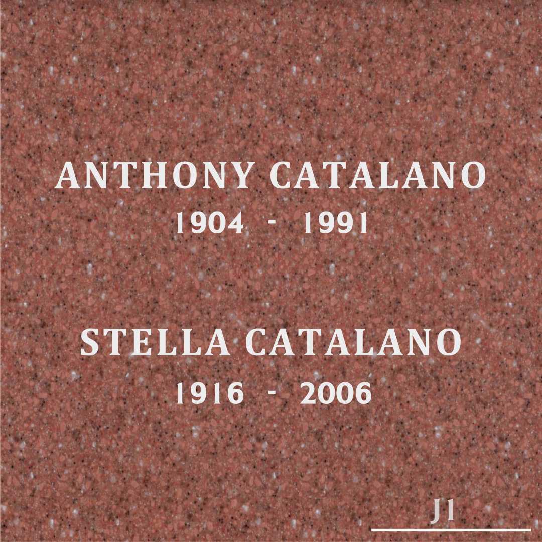 Stella Catalano's grave