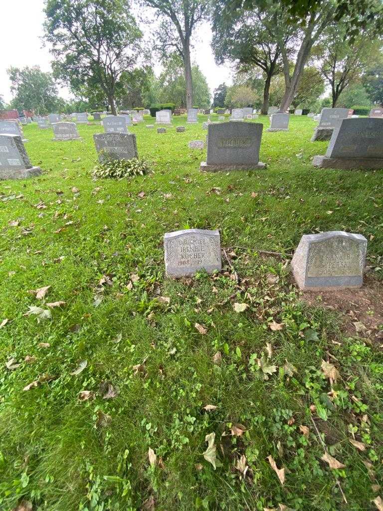 Irene E. Kocher's grave. Photo 1