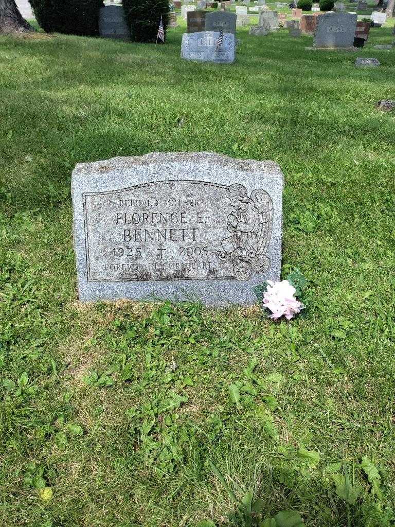Florence E. Bennett's grave. Photo 2
