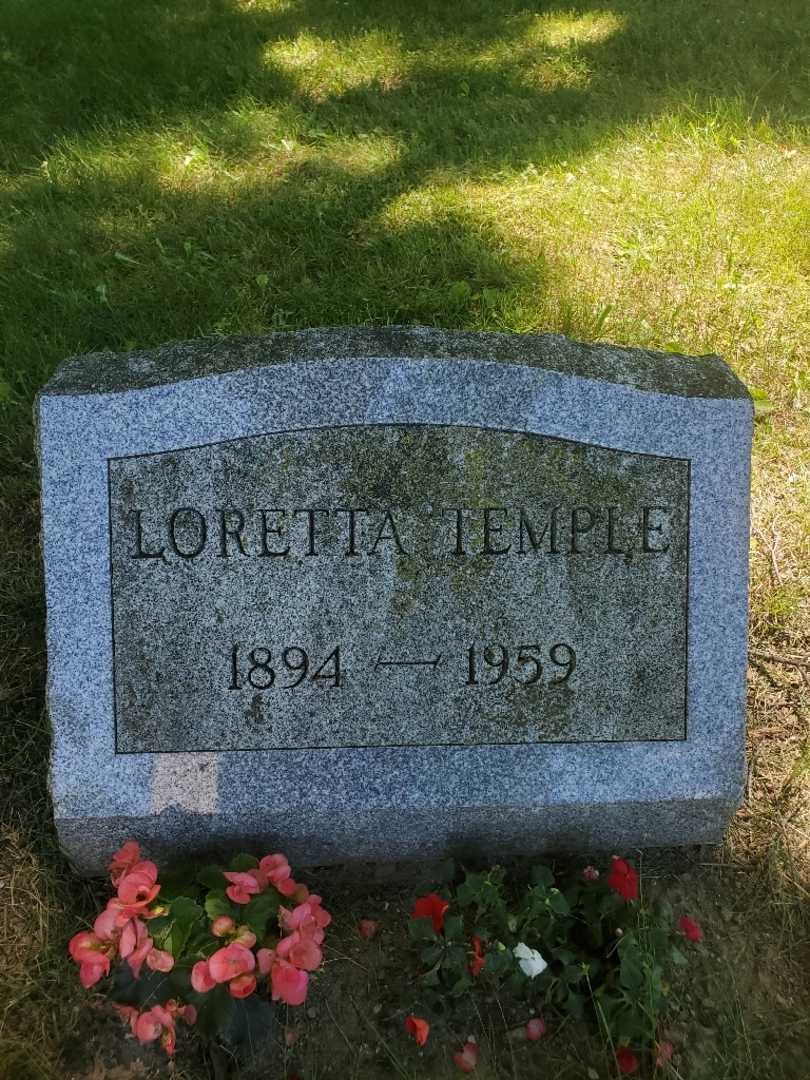 Loretta J. Temple's grave. Photo 3